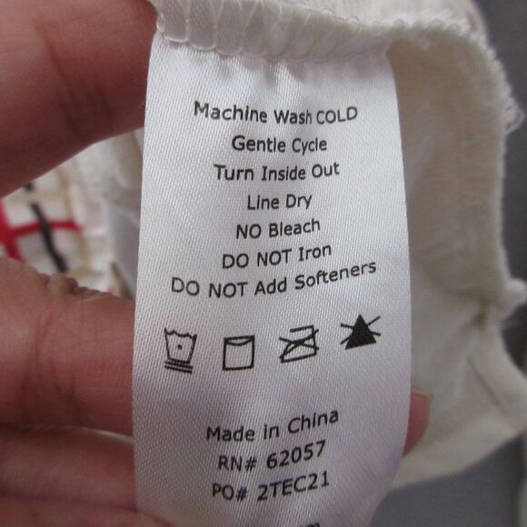 San Soleil Top Plaid Mock Neck Zip UPF 50 Mesh Golf Outdoor Hike Camp - Picture 5 of 14